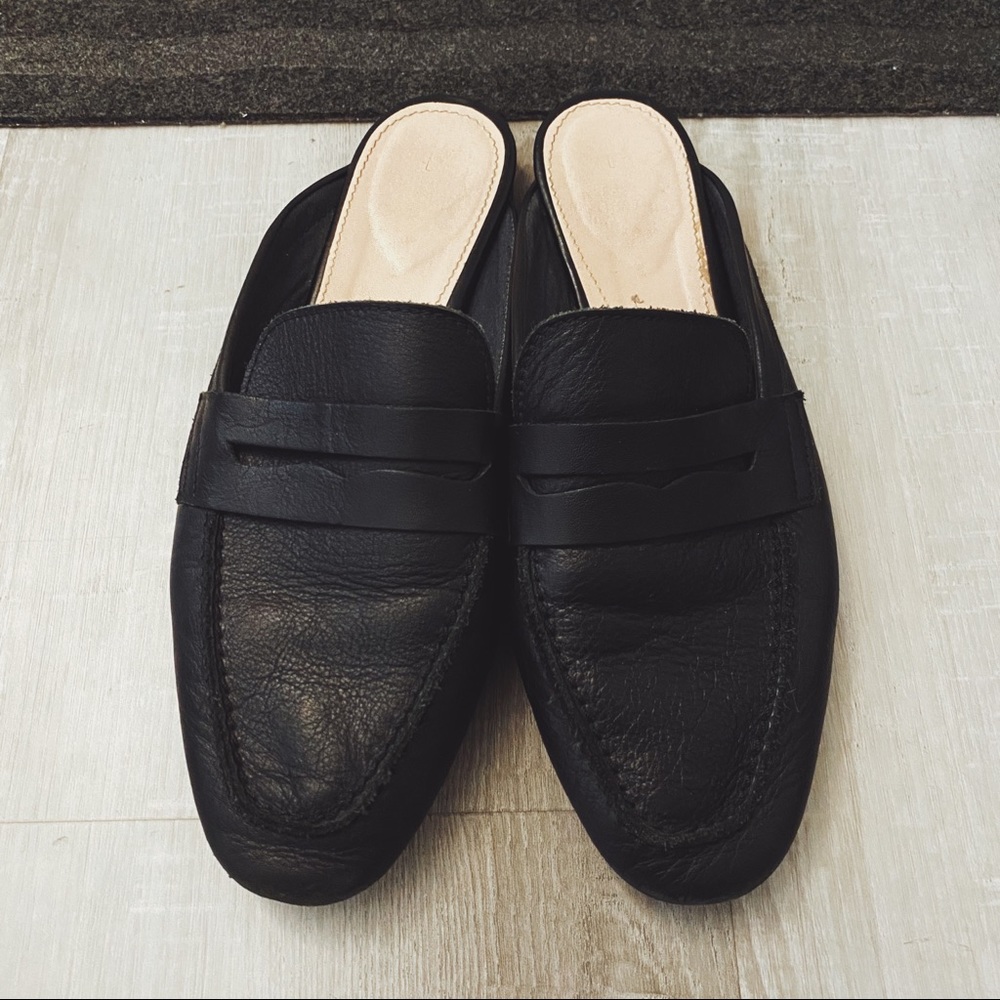 Zara Slip Loafer Smoking Slipper 38